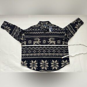 Polo Ralph Lauren Navy Patterned Jacket